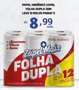 Bahamas Mix Papel higiênico zapel folha dupla 20m oferta