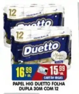 Higa's Supermercado Papel hig duetto folha dupla 30m oferta