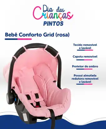 Bebê Conforto Grid (rosa)