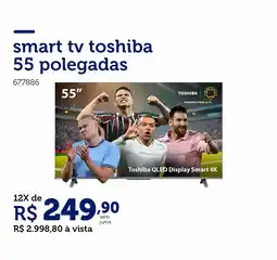 Lojas Pintos smart tv toshiba 55 polegadas oferta