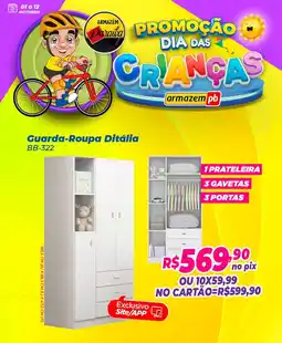 Armazém Paraíba Guarda-Roupa Ditália oferta