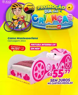 Armazém Paraíba Cama Montessoriana Carruagem Alice oferta