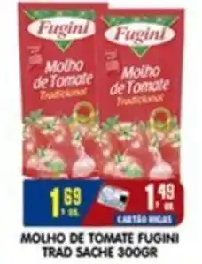 Higa's Supermercado Molho de tomate fugini trad sache oferta