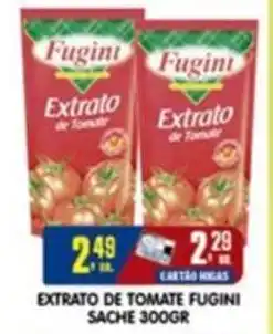 Higa's Supermercado Extrato de tomate fugini sache oferta