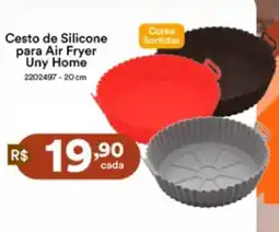Multicoisas Cesto de Silicone para Air Fryer Uny Home oferta
