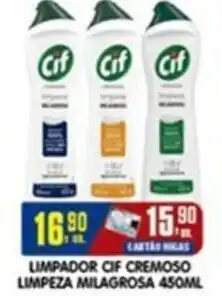 Higa's Supermercado Limpador cif cremoso limpeza milagrosa oferta