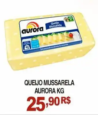 Mercadão Atacadista Queijo Mussarela Aurora 1kg oferta