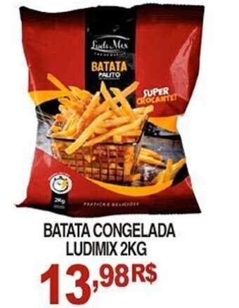 Mercadão Atacadista Batata Congelada Ludimix 2kg oferta
