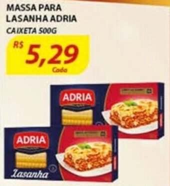 Assaí Atacadista Massa para Lasanha Adria 500g oferta