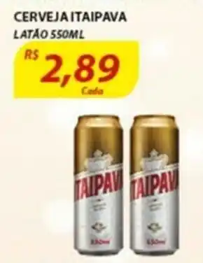 Assaí Atacadista Cerveja Itaipava latao 550ml oferta