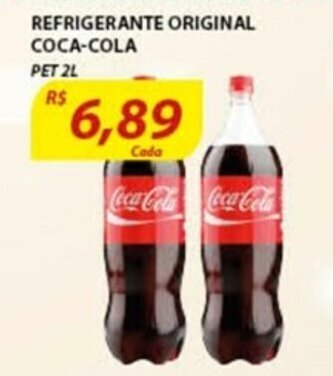 Assaí Atacadista Refrigerante original Coca Cola 2l oferta