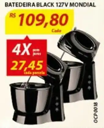Assaí Atacadista Batedeira Black 127v Mondial oferta