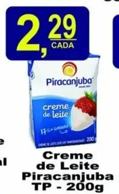 Kanguru Supermercado Creme de Leite Piracanjuba tp 200g oferta