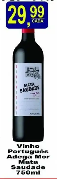 Kanguru Supermercado Vinho Portugues Adega Mor Mata Saudade 750ml oferta
