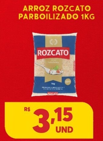 Atacadão Centro Sul Arroz Rozcato Parboilizado 1kg oferta