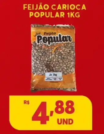 Feijao Carioca a Popular 1kg