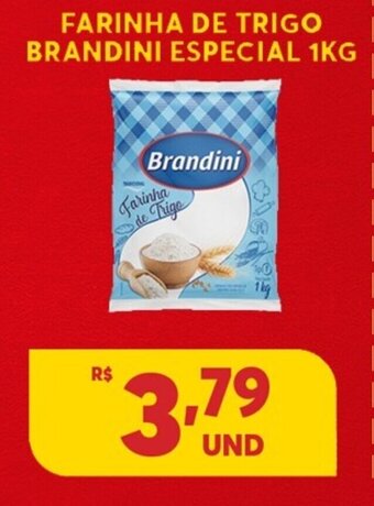 Atacadão Centro Sul Farinha de Trigo Brandini Especial 1kg oferta