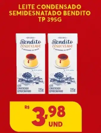 Leite Condensado Semidesnatado bendito Tp 395g