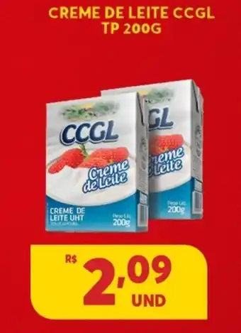 Atacadão Centro Sul Creme de Leite CCGL tp 200g oferta