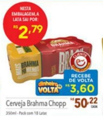 Supermercados Condor Cerveja Brahma Chopp 350ml oferta