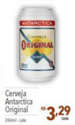 Supermercados Condor Cerveja Antarctica Original lata 350ml oferta