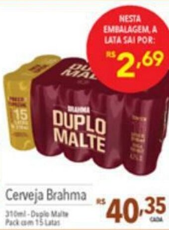 Supermercados Condor Cerveja Brahma 310ml oferta
