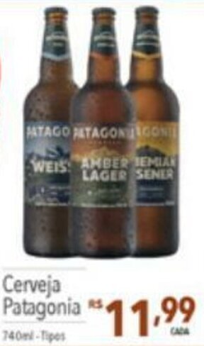 Supermercados Condor Cerveja Patagonia 740ml oferta