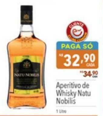 Supermercados Condor Aperitivo de Whisky Natu Nobilis 1L oferta