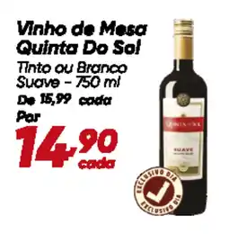 Dia Vinho de Mesa Quinta Do Sol oferta