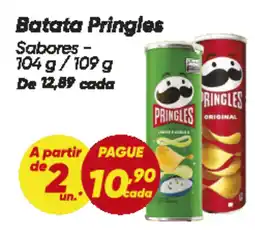 Dia Batata Pringles Sabores oferta