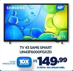 DB Supermercados Tv 43 sams smart UN43F6000FGXZD oferta