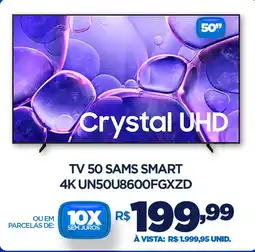 DB Supermercados Tv 50 sams smart 4K UN50U8600FGXZD oferta