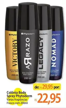 Atacadão Colônia Body Spray Phytoderm oferta