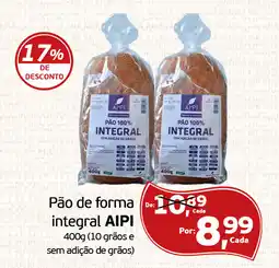 Cometa Supermercados Pão de forma integral AIPI oferta