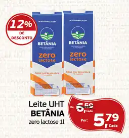 Cometa Supermercados Leite UHT BETÂNIA zero lactose oferta