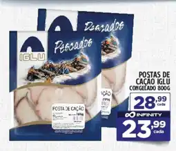 Preço & Cia Postas de cação iglu congelado oferta
