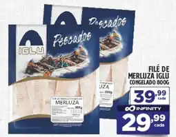 Preço & Cia Filé de merluza iglu congelado oferta