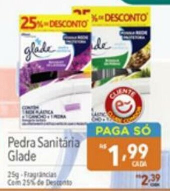 Supermercados Condor Pedra Sanitaria Glade 25g oferta