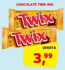 Cercadão Chocolate twix oferta