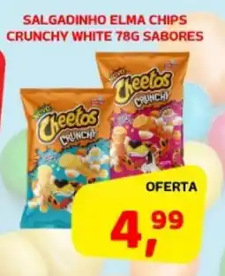 Cercadão Salgadinho elma chips crunchy white sabores oferta