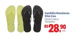 Supermercados Mateus Sandália Havaianas Slim Lisa oferta