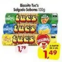 Cercadão Biscoito Tuc's Salgado Sabores oferta