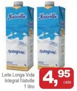 Mineirão Atacarejo Leite Longa Vida Integral Natville oferta