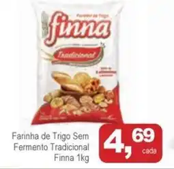 Mineirão Atacarejo Farinha de Trigo Sem Fermento Tradicional Finna oferta