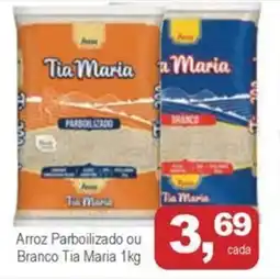 Mineirão Atacarejo Arroz Parboilizado ou Branco Tia Maria oferta