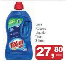 Mineirão Atacarejo Lava Roupas Liquido Tixan oferta