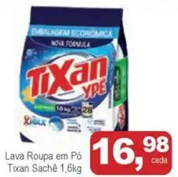 Mineirão Atacarejo Lava Roupa em Pó Tixan Sachê oferta