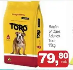 Mineirão Atacarejo Ração p/ Cães Adultos Toro oferta