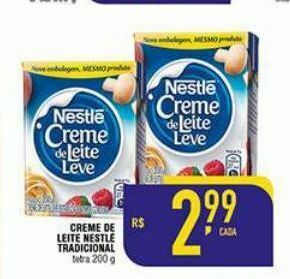 Mercantil Rodrigues Creme de leite nestlé 200g oferta