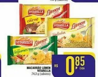 Mercantil Rodrigues Macarrão rámen vitarella 74.3g oferta